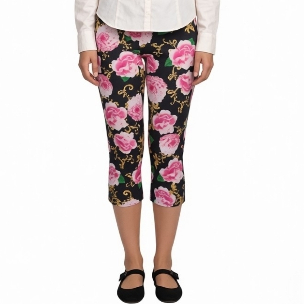 7TH Avenue Floral Capri Pants